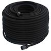 vidaXL Druppelslang 0,6'' 100 m rubber zwart