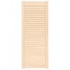 vidaXL Kastdeur met lamellen 99,3x39,4 cm massief grenenhout