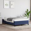 vidaXL Bedframe zonder matras 120x200 cm stof blauw
