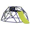 vidaXL Klimdome voor kinderen Blauw 6FT met Glijbaan Staal