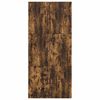 vidaXL Opbergbedframe Gerookt eiken 90 x 190 cm Bewerkt hout
