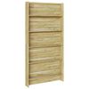 vidaXL Plantenstandaard met plank Bruin 90 x 15 x 180 cm