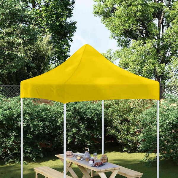vidaXL Partytentdak 270 g/m² 2x2 m geel