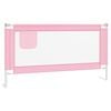 vidaXL Bedhekje peuter 160x25 cm stof roze