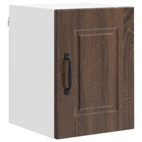 vidaXL Keukenkast met plank Bruin Eiken 30 x 31 x 40 cm Bewerkt hout