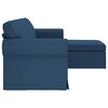 vidaXL Bank Blauw Totale afmetingen: 245 x 138 x 80 cm (B x D x H)