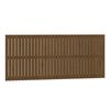 vidaXL Wandhoofdbord 204x3x90 cm massief grenenhout honingbruin