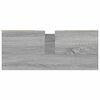 vidaXL Badkamerkast 80x33x60 cm bewerkt hout grijs sonoma eikenkleurig