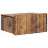 vidaXL Wandbeugel Bedkast Oud hout 49 x 34,5 x 24 cm Bewerkt hout