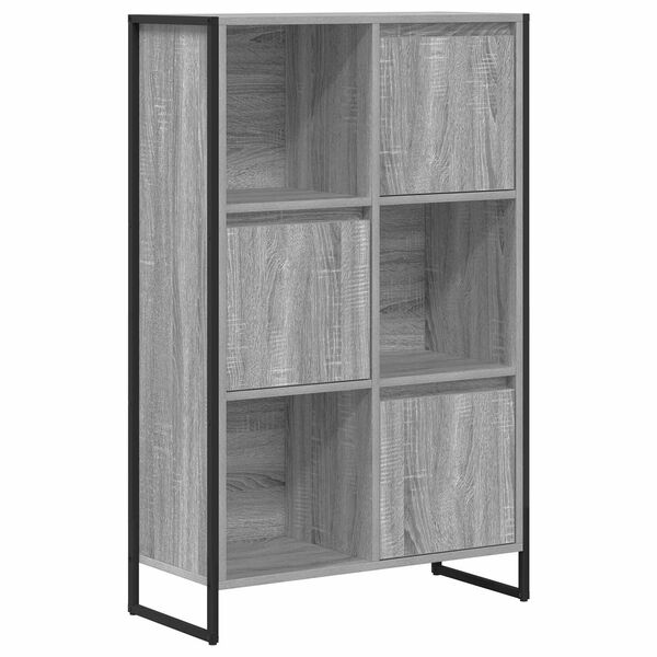 vidaXL Boekenkast Grijs Sonoma 68 x 30 x 108.5 cm Bewerkt hout