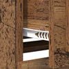 vidaXL Dressoir met lade Oud Hout 70 x 35,5 x 67,5 cm Bewerkt hout