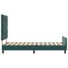 vidaXL Boxspringbed met hoofdeinde Donkergroen 90 x 200 cm Fluweel