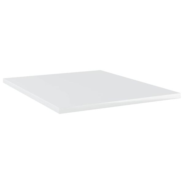 vidaXL Wandschappen 8 st 40x50x1,5 cm bewerkt hout hoogglans wit