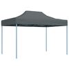vidaXL Partytent inklapbaar 3x4 m staal antraciet