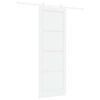 vidaXL Schuifdeur Wit 83 x 232 cm Massief grenenhout