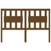 vidaXL Hoofdbord 145,5x4x100 cm massief grenenhout honingbruin