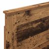 vidaXL Hoofdbord met hoofdeinde Oud Hout 90 cm Bewerkt hout