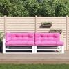 vidaXL Palletkussens 5 st stof&nbsp; roze