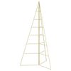 vidaXL Metalen kerstboom KUOPIO 140 cm Staal Goud