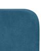 vidaXL Hoofdbord oor Blauw 40,5 x 40,5 x 4 cm Fluweel
