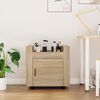 vidaXL Bureaukastje 60x45x60 cm bewerkt hout sonama eikenkleurig