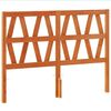 vidaXL Hoofdbord 135 cm massief grenenhout wasbruin