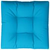 vidaXL Palletkussen 70x70x12 cm stof blauw