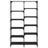 vidaXL Boekenkast Zwart eiken 100 x 32 x 170 cm Bewerkt hout