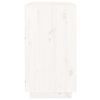 vidaXL Dressoir 100x40x75 cm massief grenenhout wit