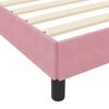 vidaXL Boxspringbed met matras Roze 140 x 190 cm Stof