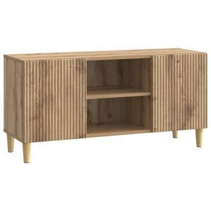 vidaXL TV-kast 102 x 34,5 x 50 cm Artisanaal eiken Bewerkt hout
