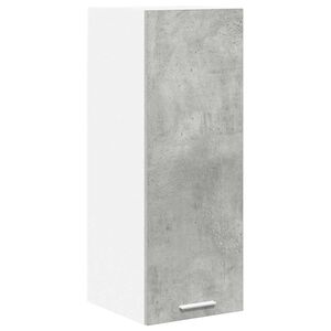 vidaXL Hangkast Beton Grijs en Wit 30 x 31 x 80 cm Bewerkt hout