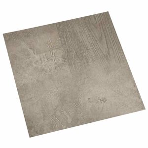 vidaXL Zelfklevende Vloerplanken Donkergrijs en Zwart 30,5 x 30,5 cm