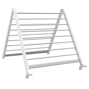 vidaXL Droogrek voor badkuip uitschuifbaar 53-90 cm aluminium
