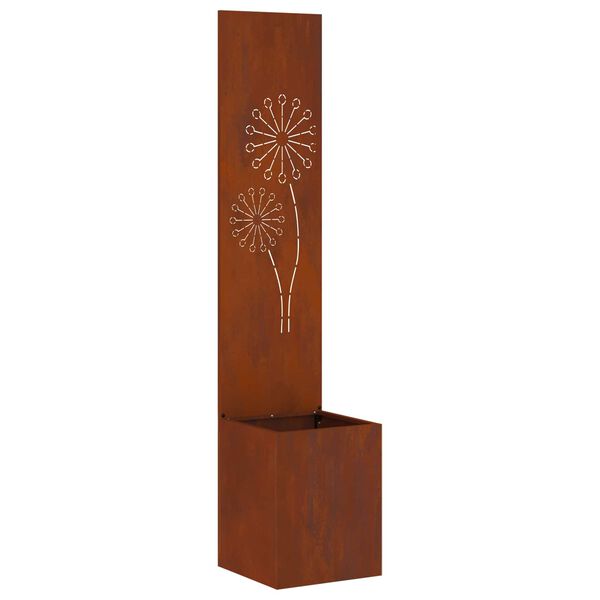 vidaXL Tuin Privacy Screen Fretwerk Roestig 32 x 140 cm Cortenstaal