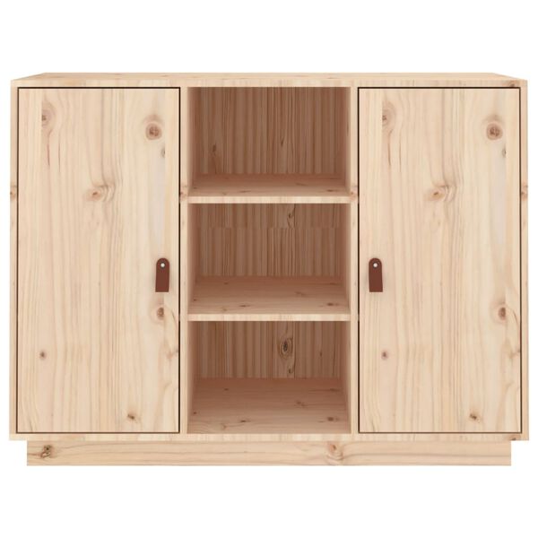 vidaXL Dressoir 100x40x75 cm massief grenenhout
