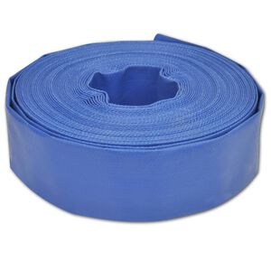 vidaXL Slang plat 3'' 25 m PVC