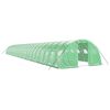 vidaXL Tuinkas met stalen frame 96 m&sup2; 24x4x2 m groen