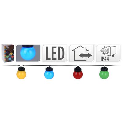 ProGarden Feestverlichtingsset met 20 Lampen LED 12 V meerkleurig