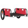vidaXL Fietstrailer oxford stof en ijzer rood