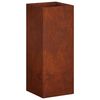 vidaXL Plantenbak Roestkleurig 20 x 20 x 50 cm weervast staal