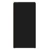 vidaXL Schoenenkasten 2 st 31,5x35x70 cm bewerkt hout zwart