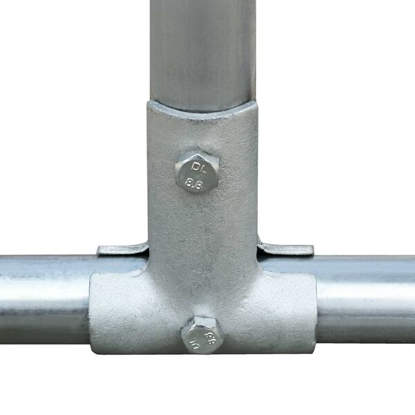 vidaXL Buitenhok voor kippen 2x2x1,92 m gegalvaniseerd staal