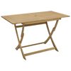 vidaXL Tuintafel inklapbaar 120x70x75 cm massief acaciahout