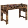 vidaXL Honkbaltafel Gerookte Eik 125 x 60,5 x 80 cm Bewerkt hout