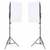 vidaXL Fotostudioset met verlichtingsset en achtergrond