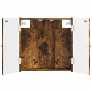 vidaXL Dartbord Kabinet EDE Gerookt eiken 52,5 x 10,5 x 53,5 cm