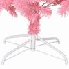 vidaXL Kerstboom met 300 LED met standaard Roze 240 cm PVC