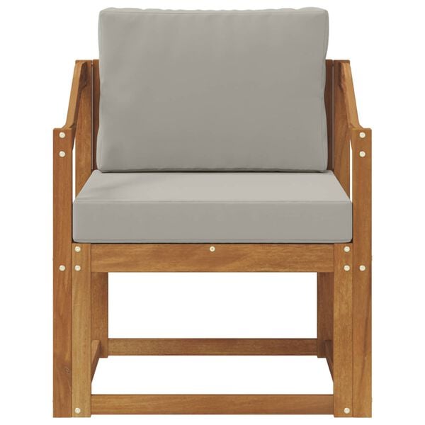 vidaXL Tuinbank Massief Acaciahout en Polyester