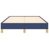 vidaXL Bedframe zonder matras 120x200 cm stof blauw